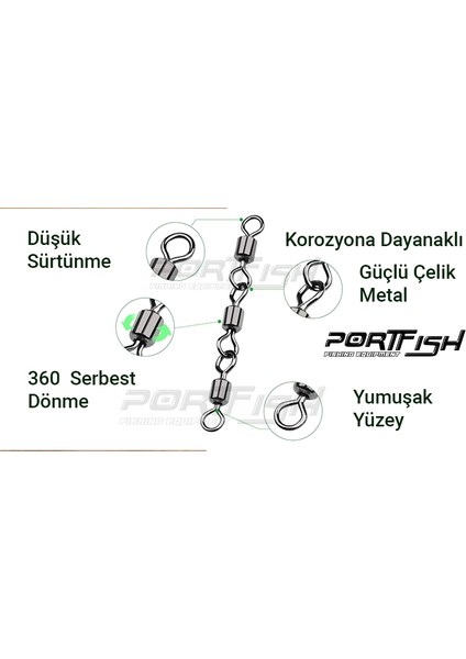 BL-1019 Zincir Fırdöndü (3 Lü) No:12