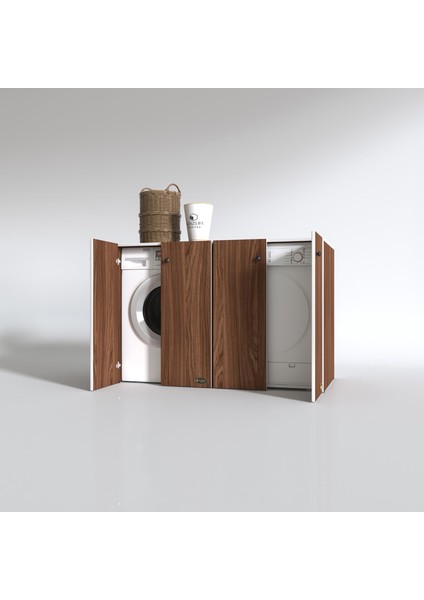 Kenzlife çamaşır&kurutma&bulaşık makinesi dolabı tatyanakare cvz 90*140*60 kapaklı arkalıksız fiyatları