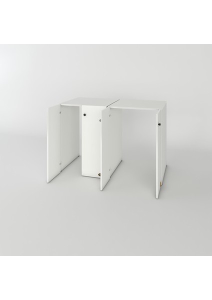 Kenzlife çamaşır&kurutma&bulaşık makinesi dolabı tatyanakare byz 90*140*60 kapaklı arkalıksız modelleri