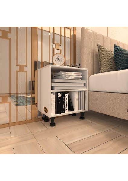 Kenzlife komodin tereşkova byz 47*39*19 mutfak banyo ofis dolabı komidin siyah ayaklı (m)