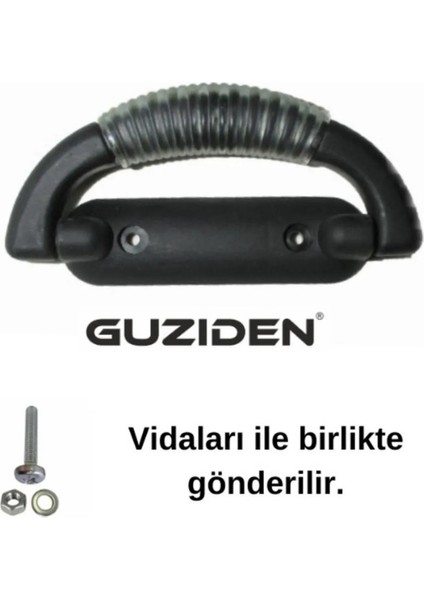 Guzıden - 3 Adet Valiz Kulpu - Silikon Çanta Kulpu-Valiz Sapı - Vidalı (3 Adet)