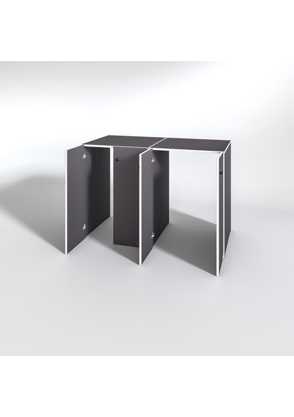 Kenzlife çamaşır&kurutma&bulaşık makinesi dolabı tatyanakare gri 90*140*60 kapaklı arkalıksız modelleri