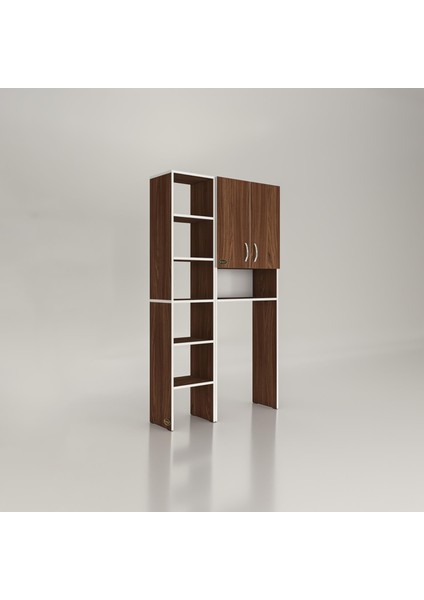 Kenzlife çamaşır makinesi dolabı sinemmaks cvz 180*096*30 banyo kapaklı arkalıklı raflı modelleri