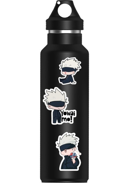 Jujutsu Kaisen Cartoon Sticker Seti - Ajanda - Laptop - Telefon Sticker Seti (13 Adet)