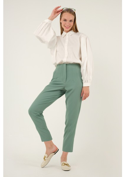 Fit Pantolon Yeşil