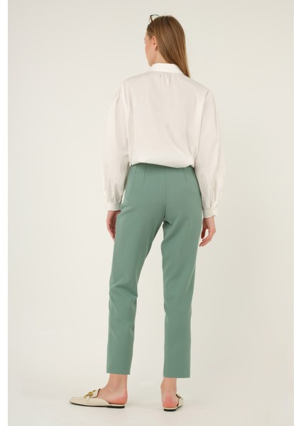 Fit Pantolon Yeşil