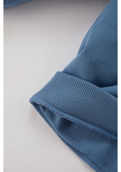 Erkek Bebek Baskılı Sweatshirt Eşofman Alt 2'li Takım B3177A523WN indirimleri