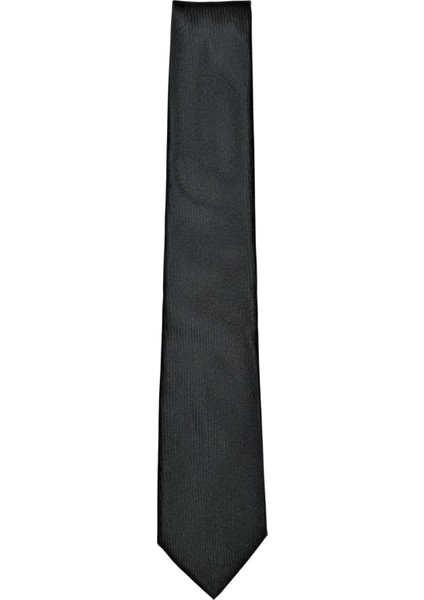 Düz Ince Siyah Kravat