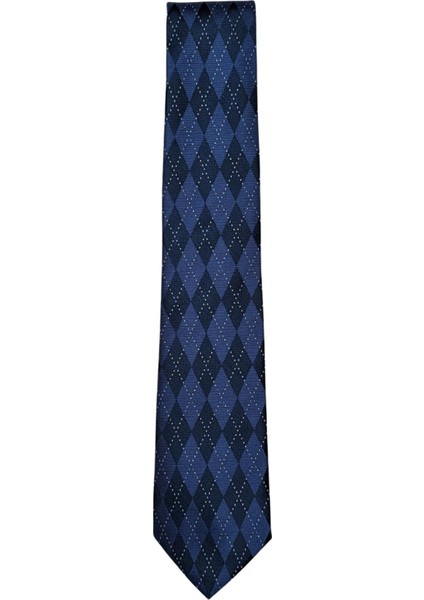 Baklava Desenli Ince Kravat