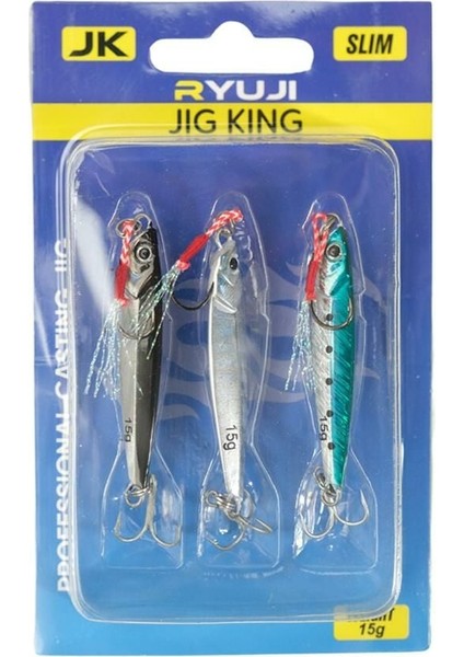 Jig King Real Mix (3 Adet) Jig Yem 15 Gram