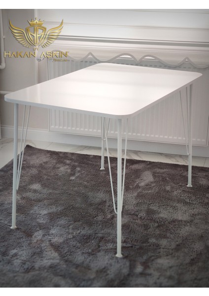 Beyaz Ayaklı 70X110 cm White Eclipse 2024 Mutfak - Çalışma - Bilgisayar Masası