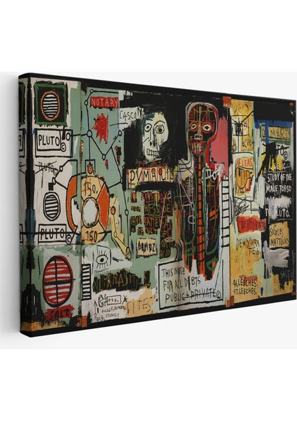 Jean Michel Basquiat Notary Kanvas TABLO-5002