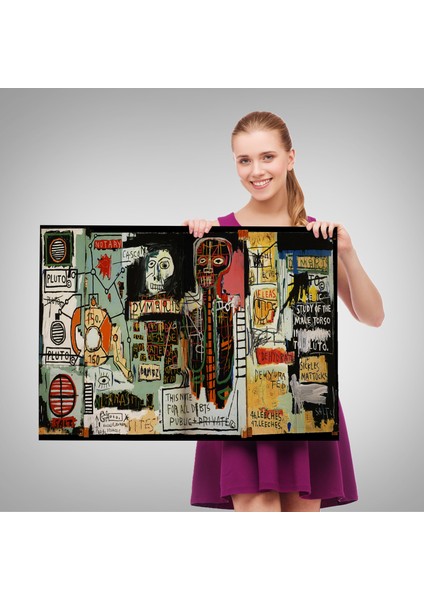 Jean Michel Basquiat Notary Kanvas TABLO-5002 fırsatları