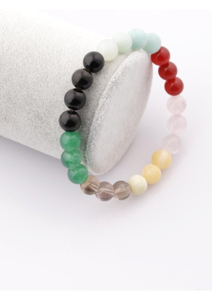 Başak Burcu Doğal Taş Bileklik 8 mm Küre Kesim - Burç Bilekliği fiyatları