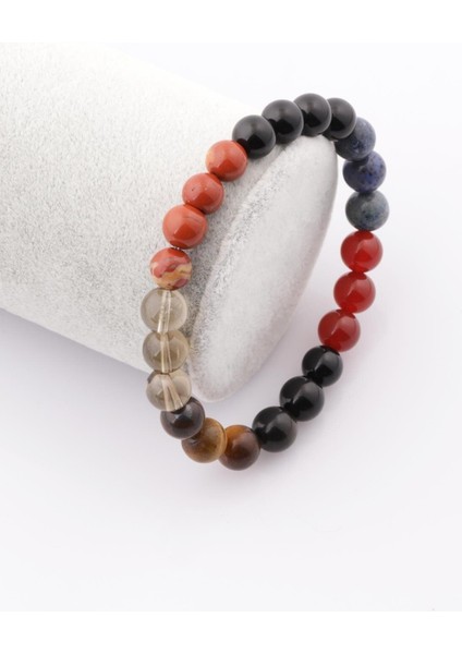 Oğlak Burcu Doğal Taş Bileklik 8 mm Küre Kesim - Burç Bilekliği fiyatları