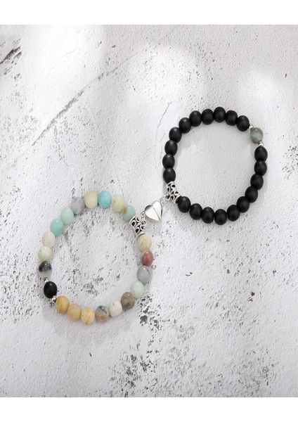 Doğaltaş Mıknatıslı Sevgili Bilekliği