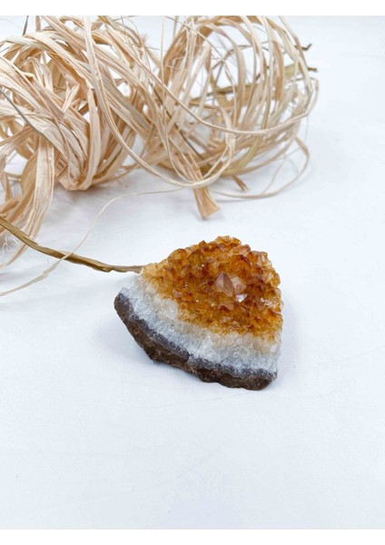 Sitrin Taşı Işlenmemiş Doğaltaş Parça