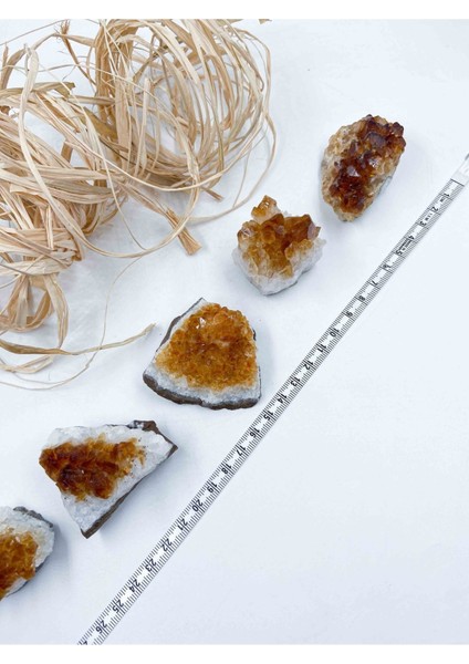 Sitrin Taşı Işlenmemiş Doğaltaş Parça fırsatları