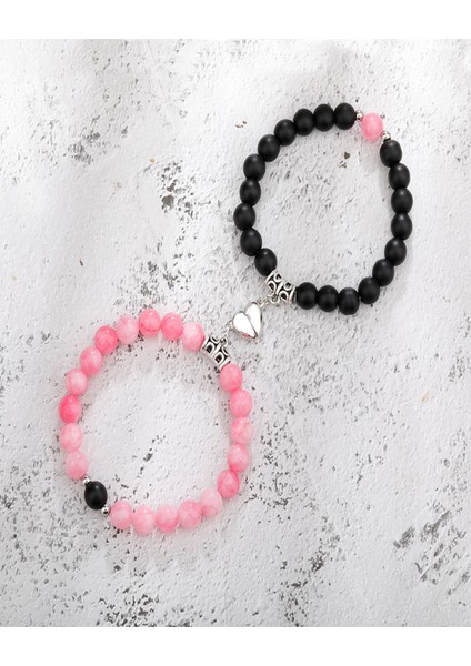 Doğaltaş Mıknatıslı Sevgili Bilekliği fiyatları