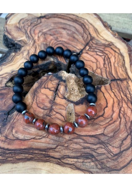 Jasper ve Oniks Bileklik