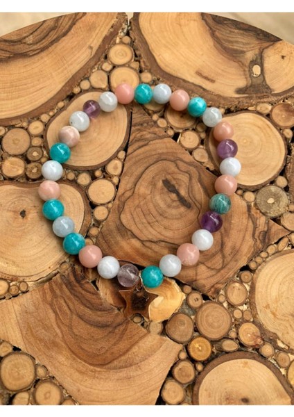 Ametist, Aytaşı, Helidor ve Amazonit Bileklik