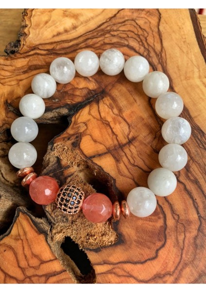 Aytaşı ve Pembe Kuvars Bilekliğimiz