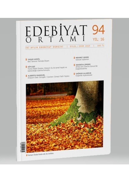 Edebiyat Ortamı 94. Sayı Eylül-Ekim 2023 - Kitap Hediyeli