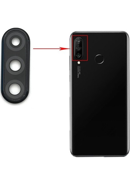 Huawei P30 Lite Uyumlu Kamera Lensi Full 48MP 128 GB MAR-LX1A