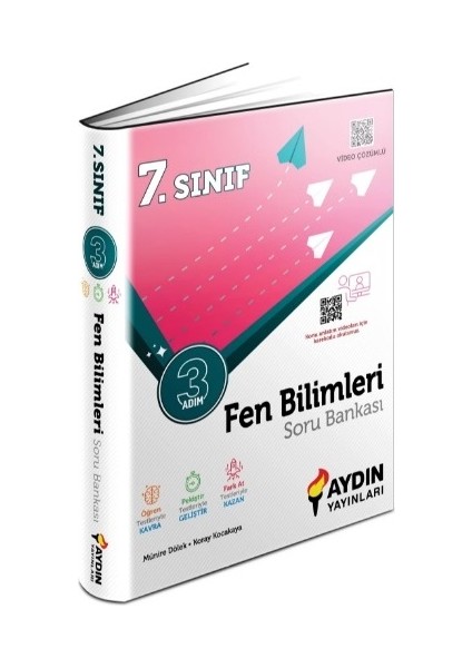 Aydın Yayınları 7. Sınıf 3 Adım Fen Bilimleri Soru Bankası