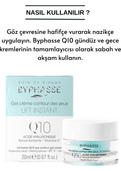 BYPHASSECOENZYM-Q10 Yaşlanma Karşıtı ve Toparlayıcı Göz Kremi 20 ml