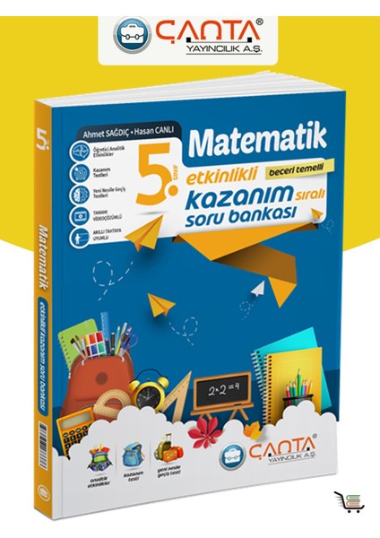 Çanta Yayınları 5. Sınıf Matematik Etkinlikli Kazanım Soru Bankası