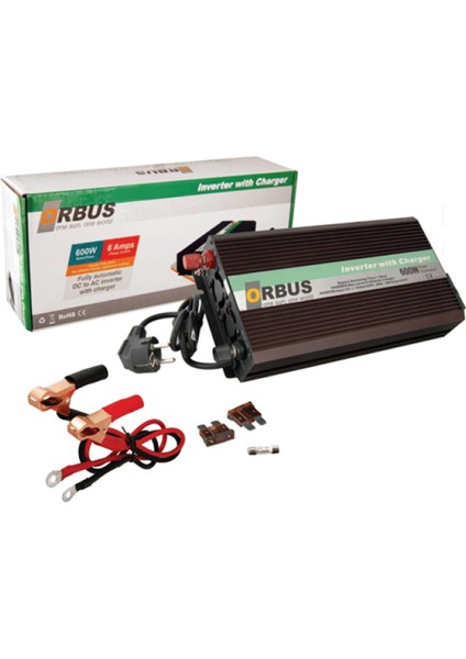Invertör Orbus 12 Volt 600 Watt Modifiye Sinus fiyatları
