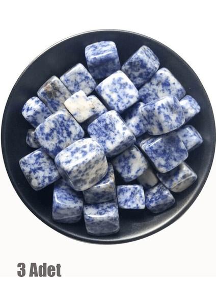 Sertifikalı Sodalit Taşı Doğal Taş Kütle (3 Adetli) fiyatları