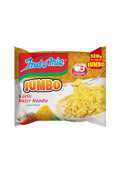 Jumbo Körili Hazır Erişte 120 gr ( 12 Adet )