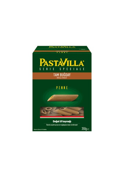 Tam Buğday Penne Kalem Makarna 350 gr ( 12 Adet )