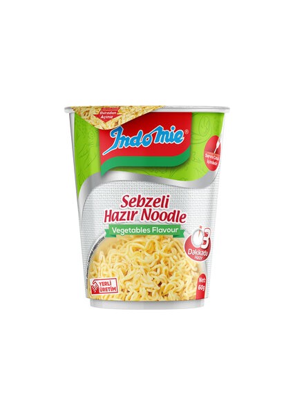 Sebze Çeşnili Erişte (Bardak) 60 gr ( 5 Adet )