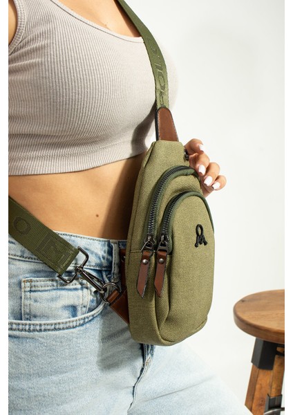 Zola Canvas Deri, Kadın Bodybag