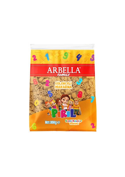 Pırıl Sevimli Rakamlar Vitam.makarna 350G