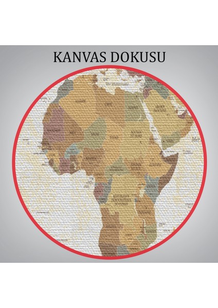 Eskitme Dünya Haritası Vintage Dekoratif Kanvas Tablo 1093 indirimleri