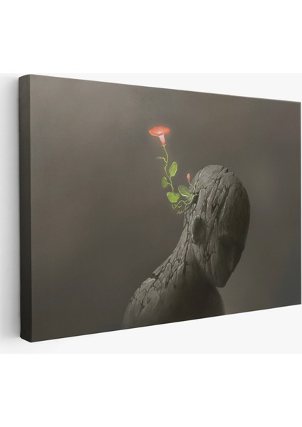 Zıtlık ve Hayal Gücü Temalı Dekoratif Kanvas TABLO-3684