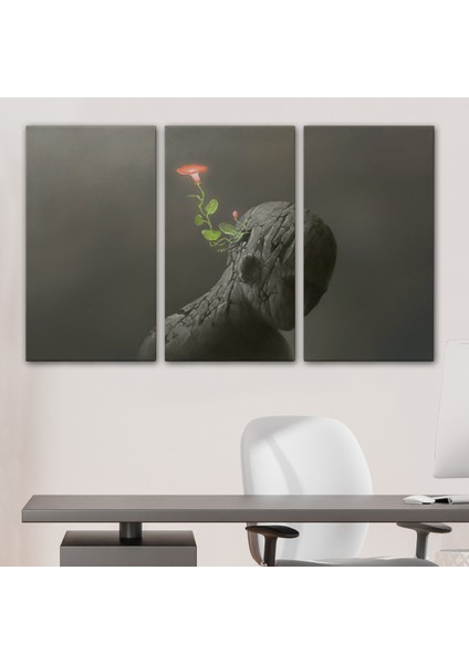 Zıtlık ve Hayal Gücü Temalı Dekoratif Kanvas TABLO-3684 modelleri