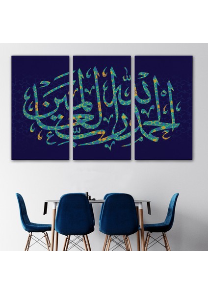 Allaha Şükürler Olsun, Yazılı Dekoratif Kanvas TABLO-3311 modelleri