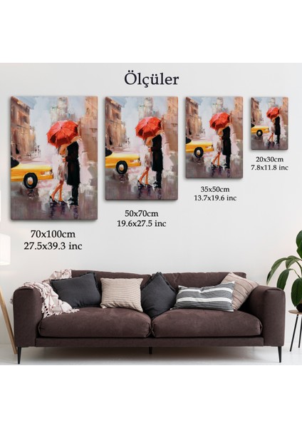 Kavuşan Aşıklar Yağlıboya Görünüm Dekoratif Kanvas Duvar TABLOSU-5930 fırsatları