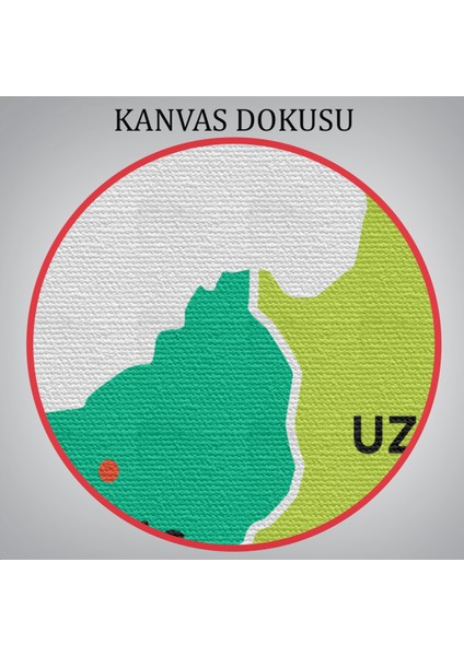 Edirne Ili ve Ilçeler Haritası Dekoratif Kanvas Tablo 1327 indirimleri
