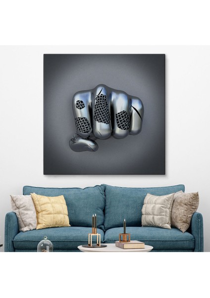 Metalik 3D Efektli Modern Kanvas TABLO-5361 fiyatları