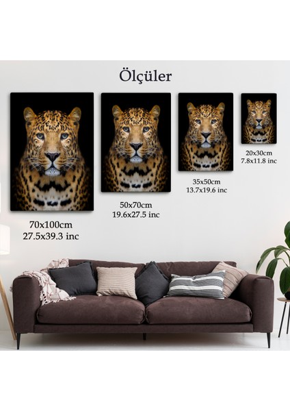 Leopar Dekoratif Kanvas TABLO-5959 fırsatları