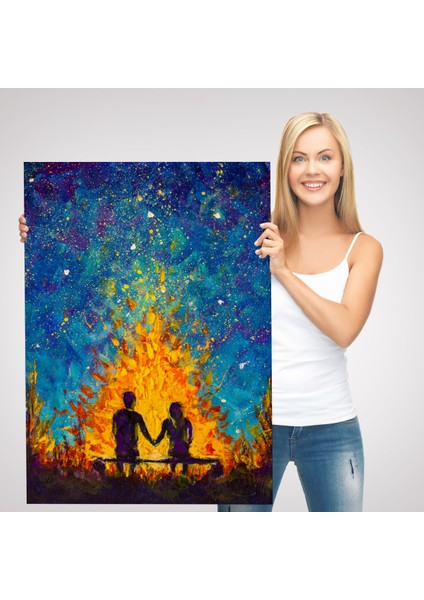 Nevruz Ateşini Izleyen Aşıklar TABLOSU-5995 modelleri