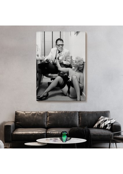 Marilyn Monroe ile Arthur Miller Duvar TABLOSU-6063 fiyatları