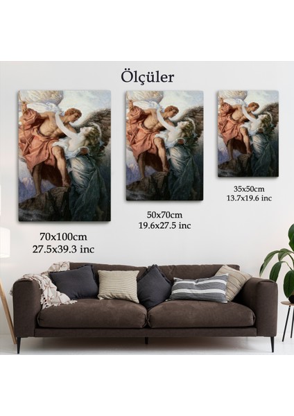 Gün Doğumu Yıldızı Herbert James Draper Dekoaratif Duvar TABLOSU-6148 fırsatları