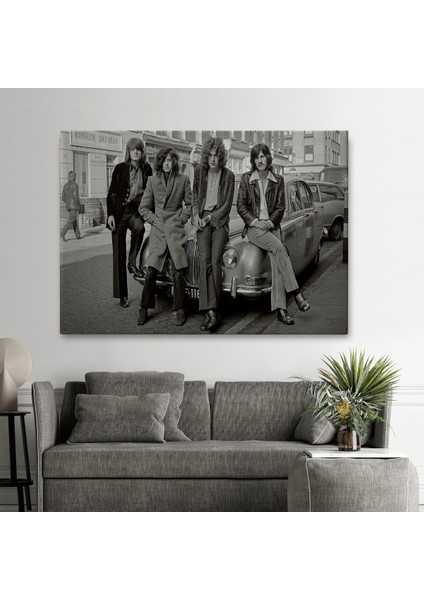 LED Zeppelin Efsanesinin Arabası John Bonham Kanvas TABLO-5407